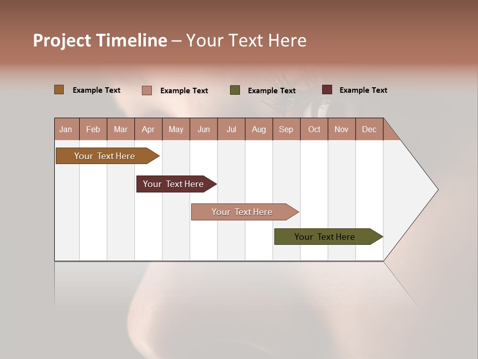 Closeup  Lonely PowerPoint Template