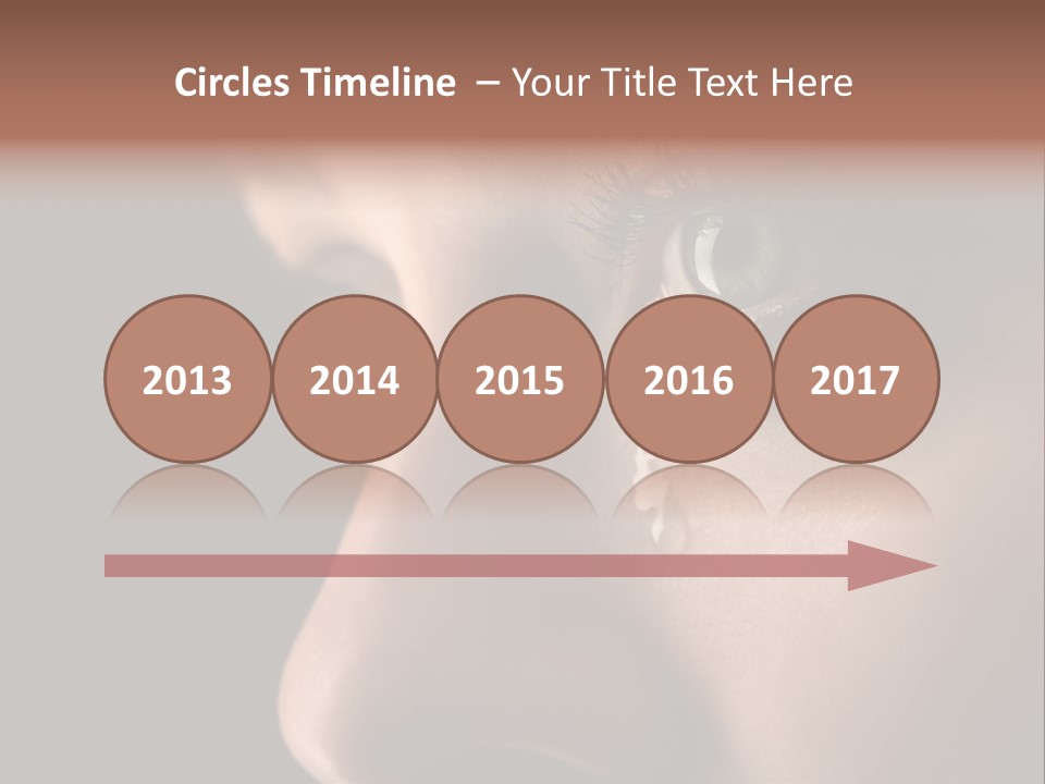 Closeup  Lonely PowerPoint Template