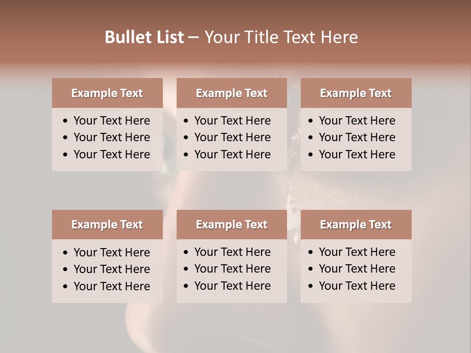 Closeup  Lonely PowerPoint Template