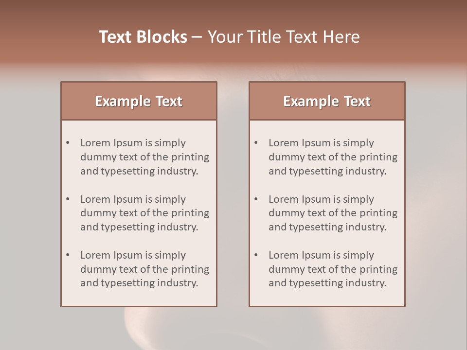Closeup  Lonely PowerPoint Template