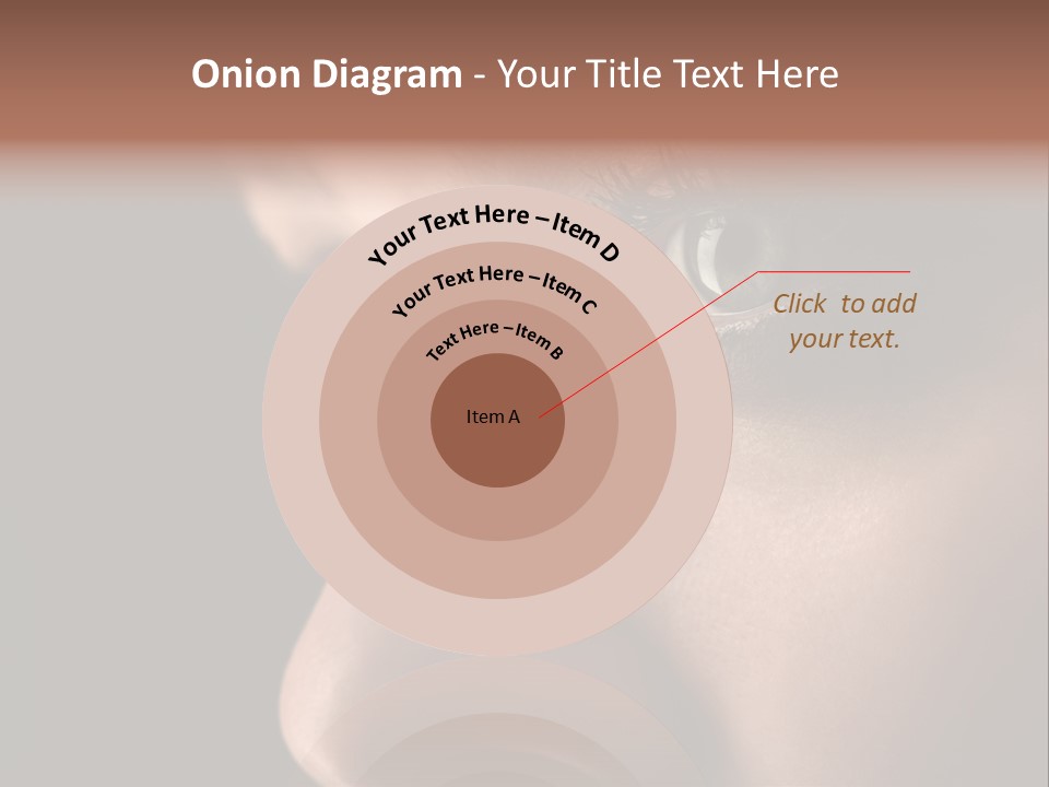 Closeup  Lonely PowerPoint Template