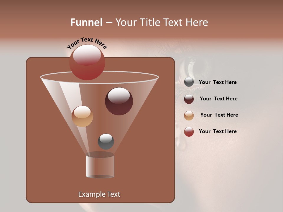 Closeup  Lonely PowerPoint Template
