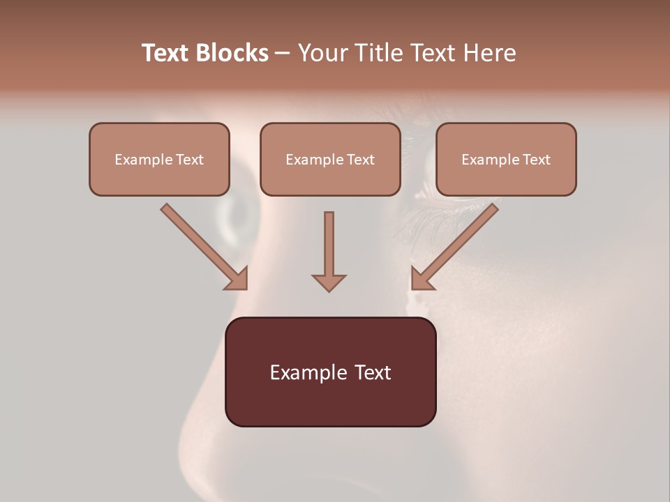 Closeup  Lonely PowerPoint Template