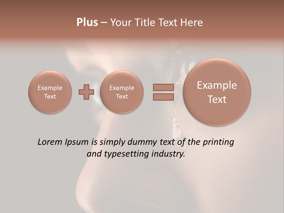 Closeup  Lonely PowerPoint Template