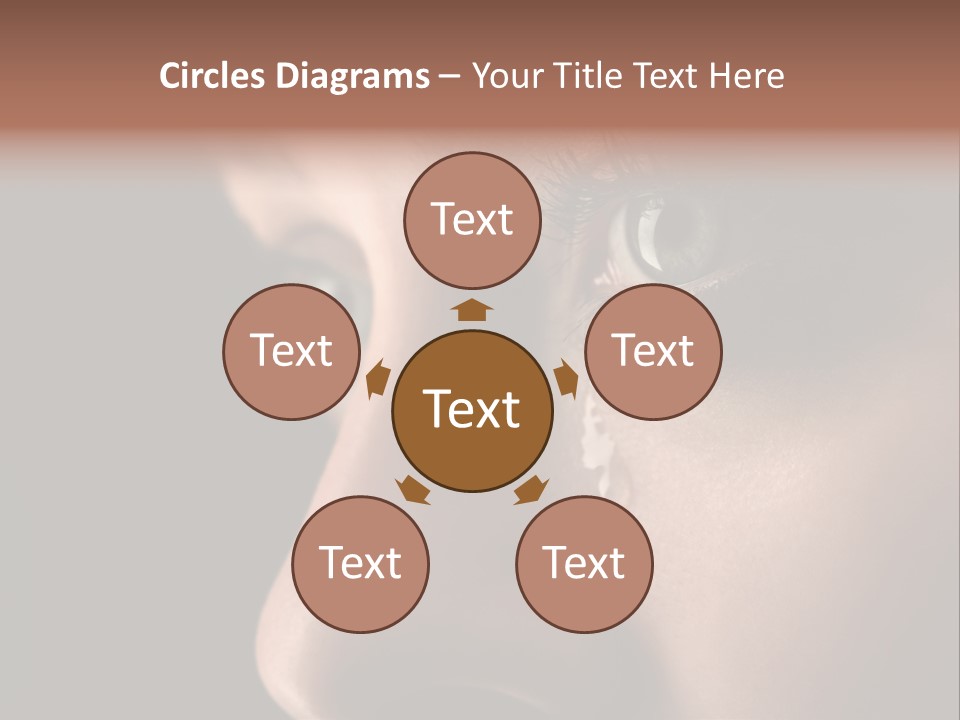 Closeup  Lonely PowerPoint Template