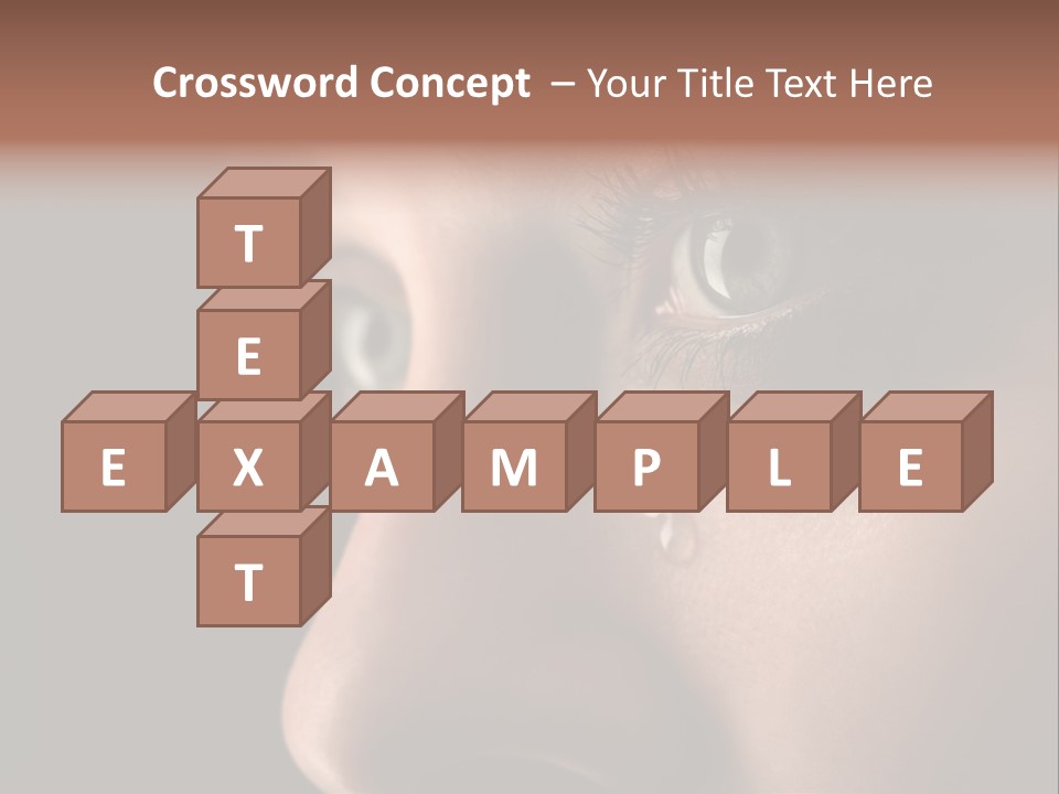 Closeup  Lonely PowerPoint Template