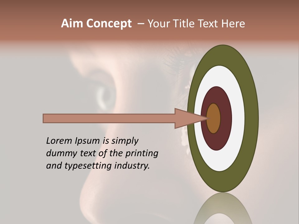 Closeup  Lonely PowerPoint Template