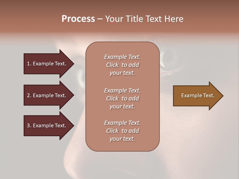 Closeup  Lonely PowerPoint Template