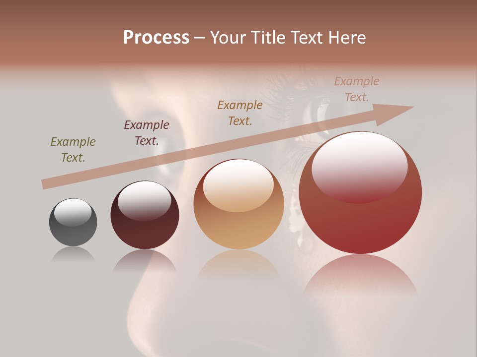 Closeup  Lonely PowerPoint Template