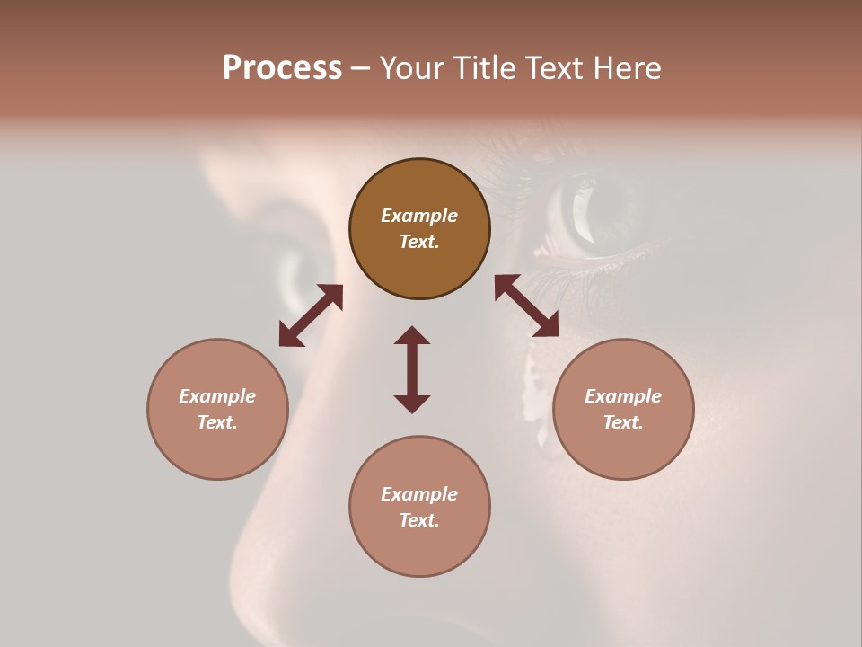 Closeup  Lonely PowerPoint Template