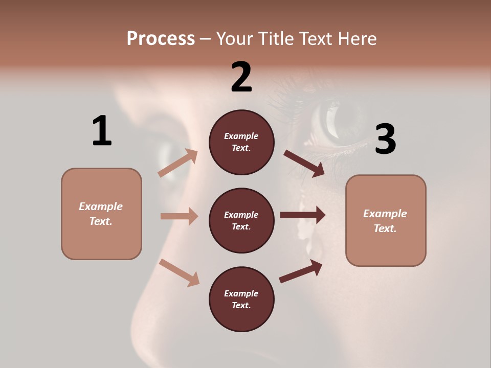 Closeup  Lonely PowerPoint Template