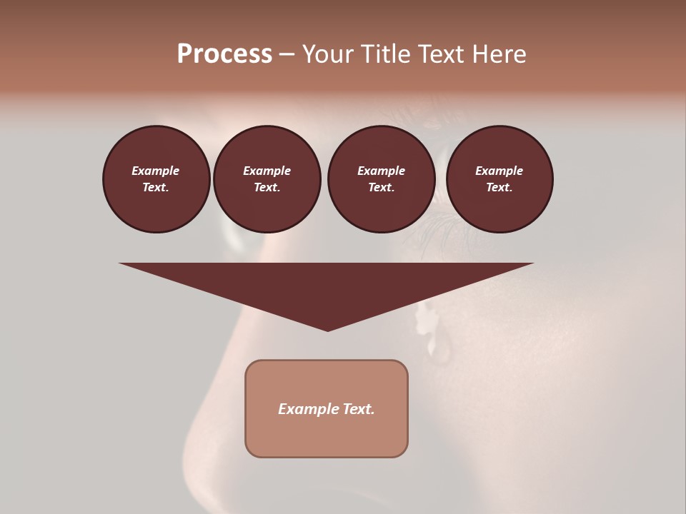 Closeup  Lonely PowerPoint Template