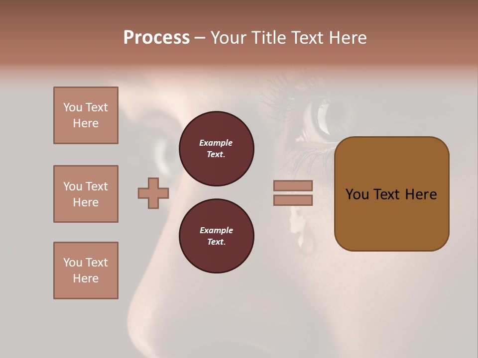 Closeup  Lonely PowerPoint Template
