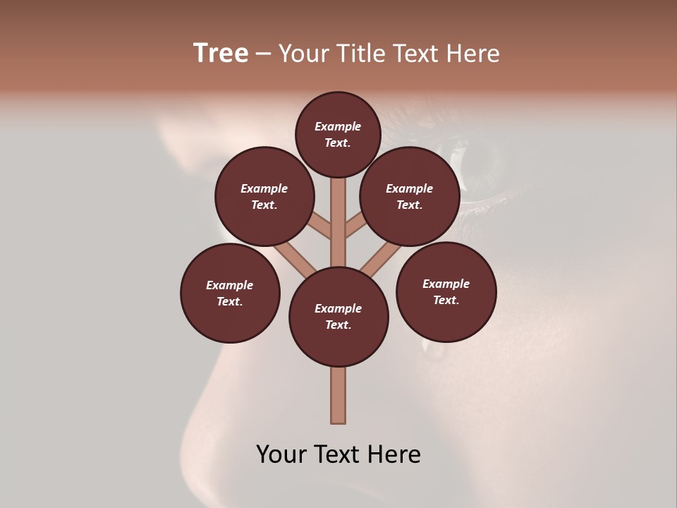 Closeup  Lonely PowerPoint Template