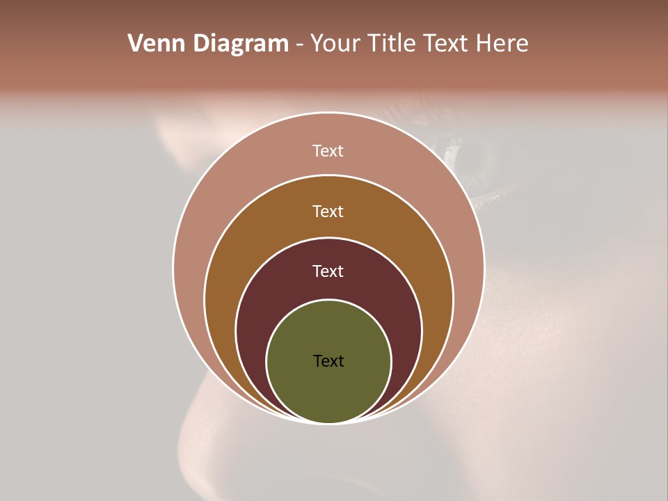 Closeup  Lonely PowerPoint Template