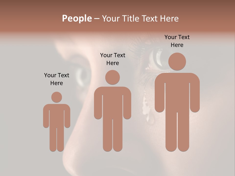 Closeup  Lonely PowerPoint Template