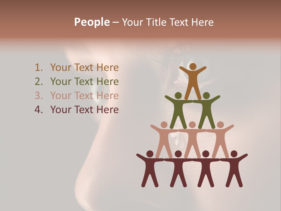 Closeup  Lonely PowerPoint Template