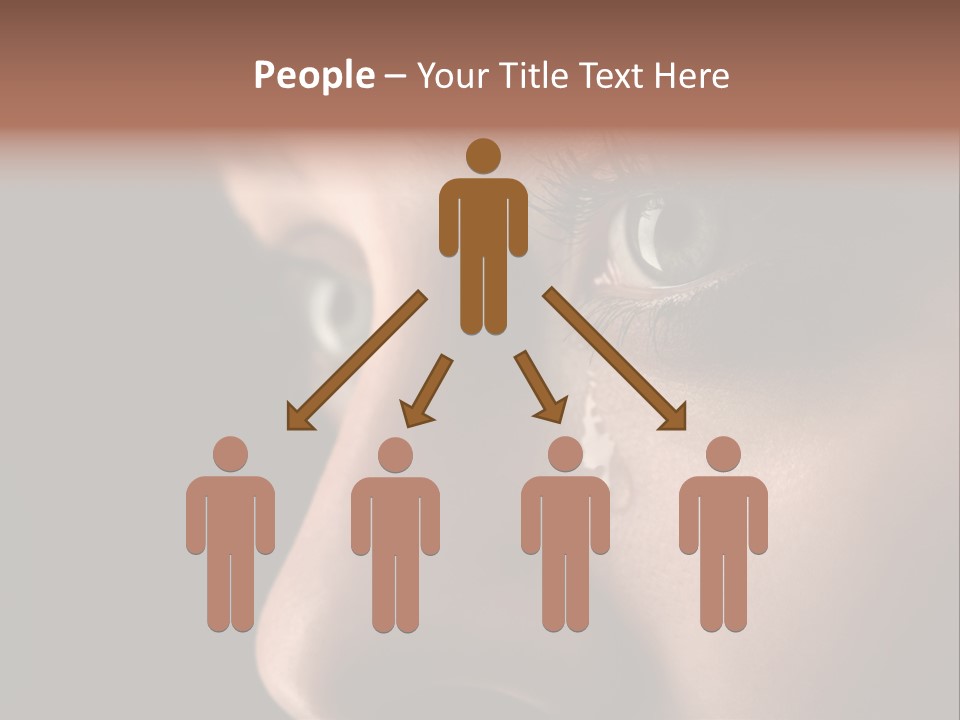 Closeup  Lonely PowerPoint Template