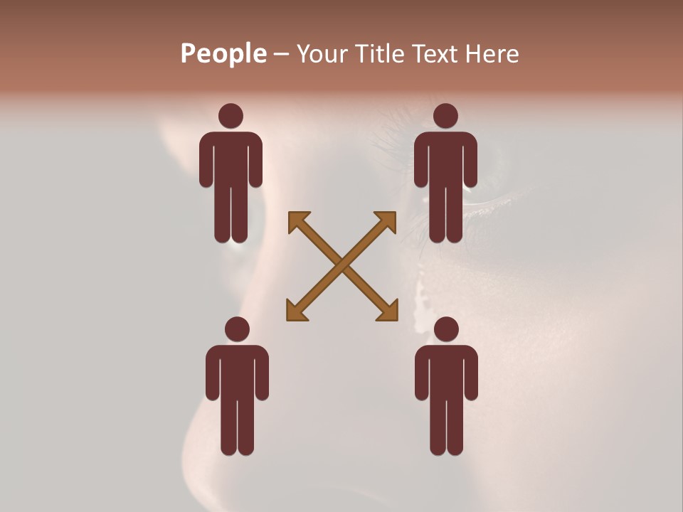 Closeup  Lonely PowerPoint Template