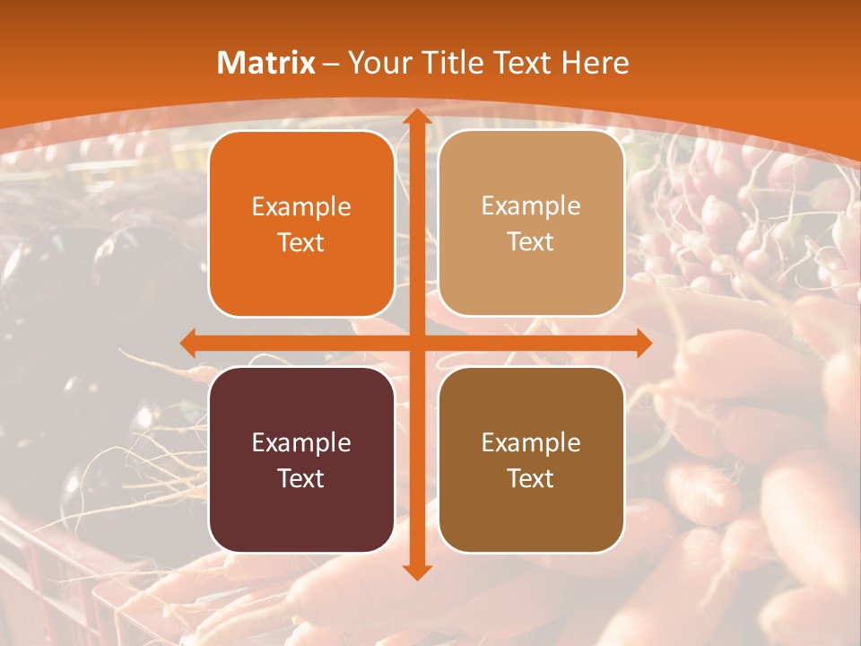 Carrots Supply Market PowerPoint Template