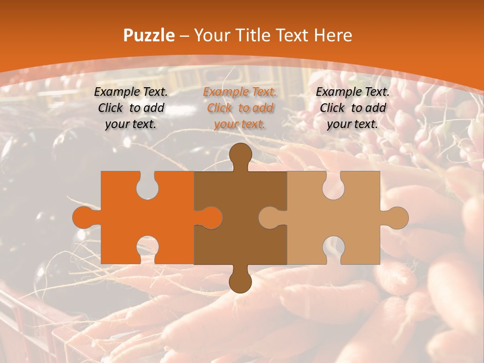 Carrots Supply Market PowerPoint Template