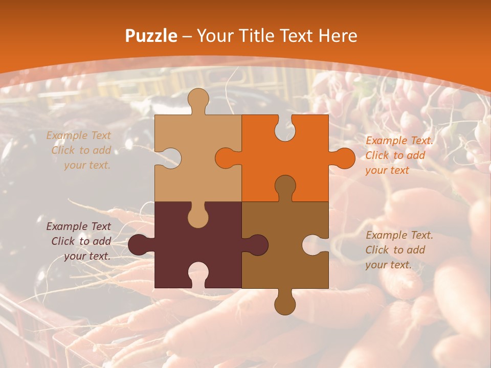 Carrots Supply Market PowerPoint Template
