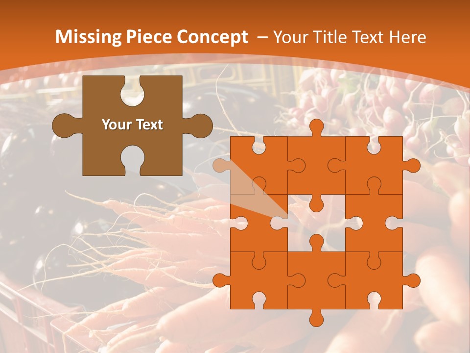 Carrots Supply Market PowerPoint Template