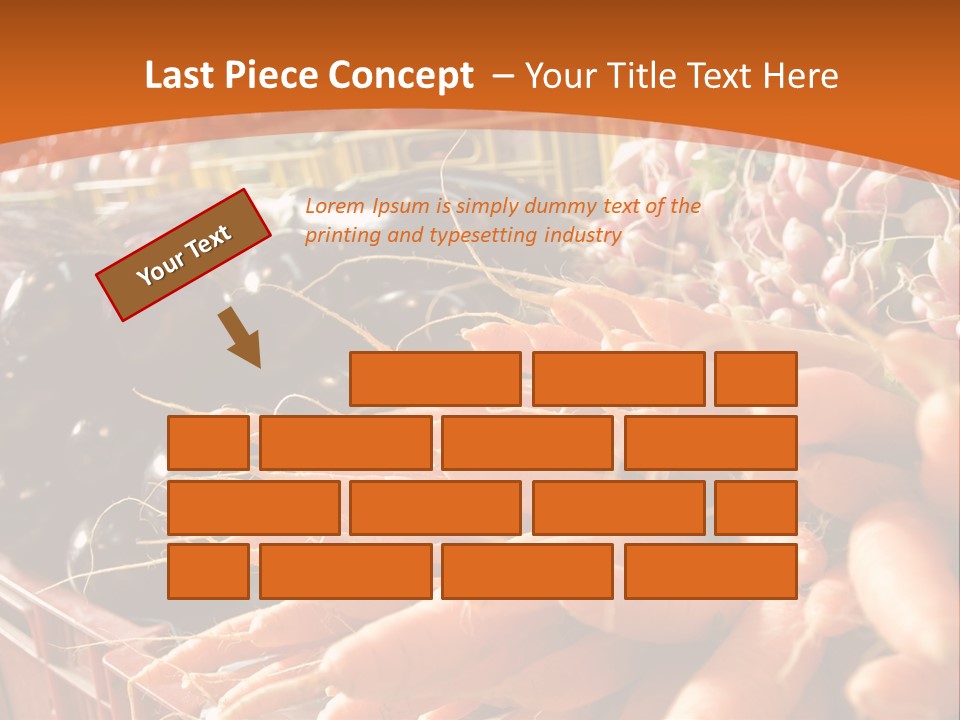 Carrots Supply Market PowerPoint Template