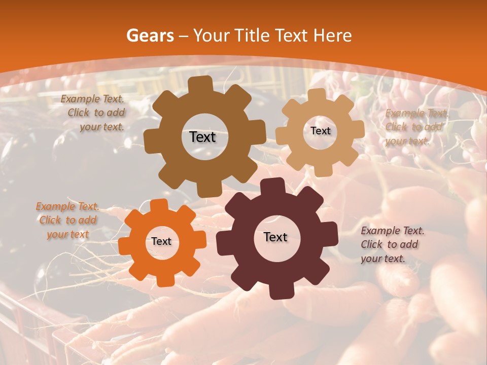 Carrots Supply Market PowerPoint Template
