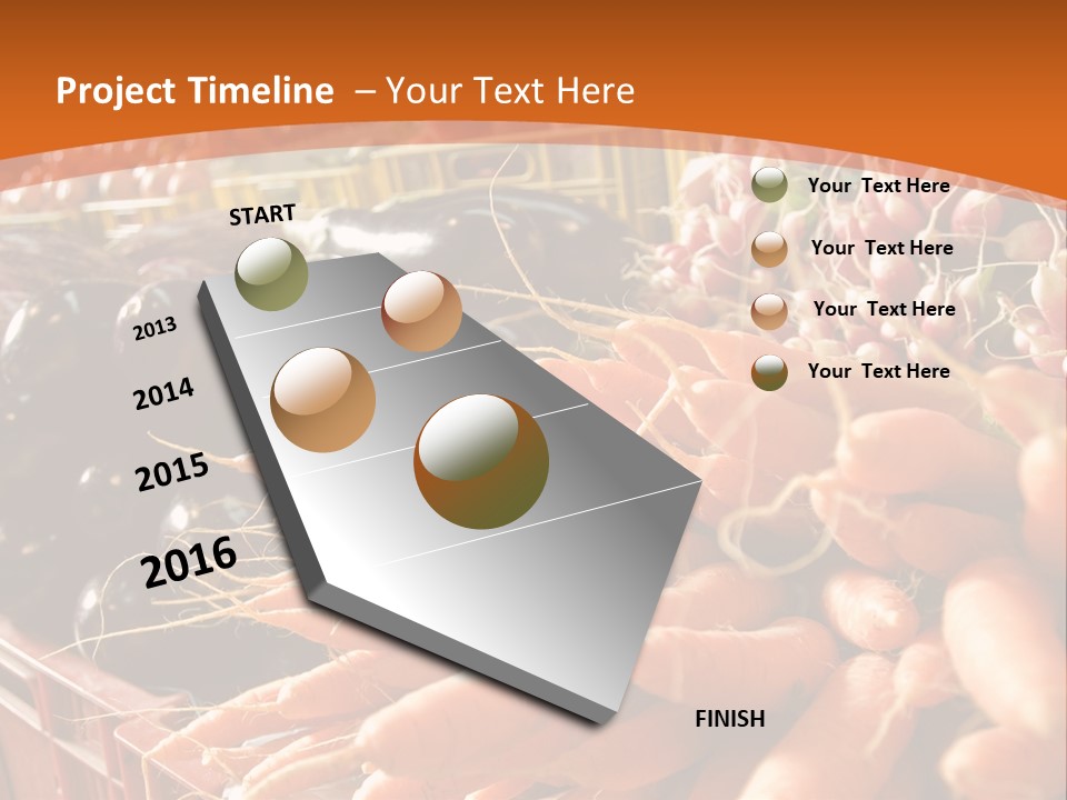 Carrots Supply Market PowerPoint Template