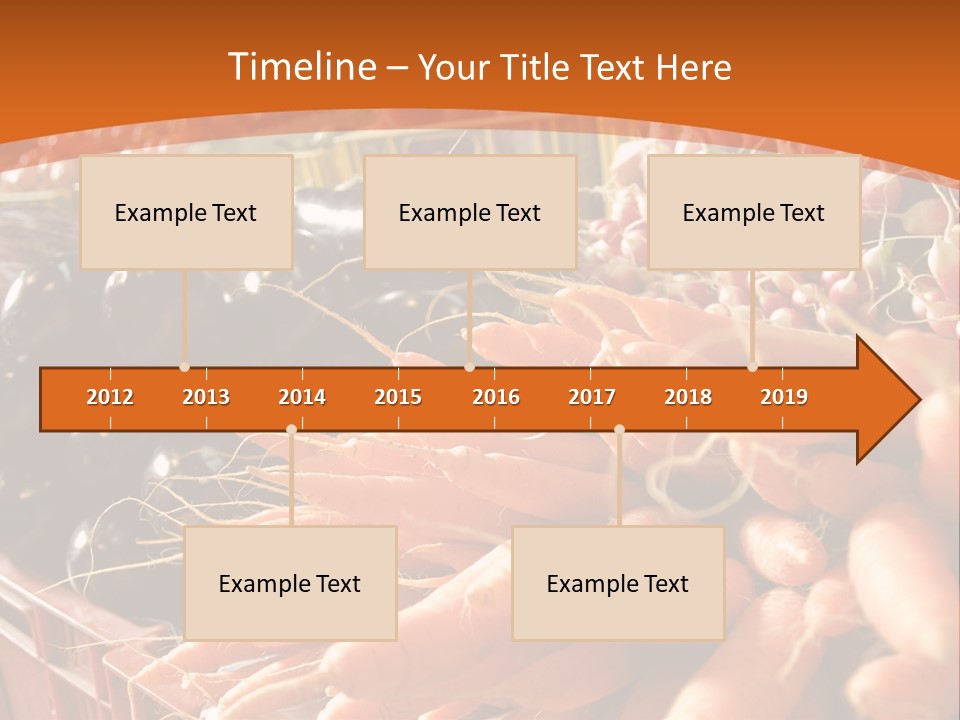 Carrots Supply Market PowerPoint Template
