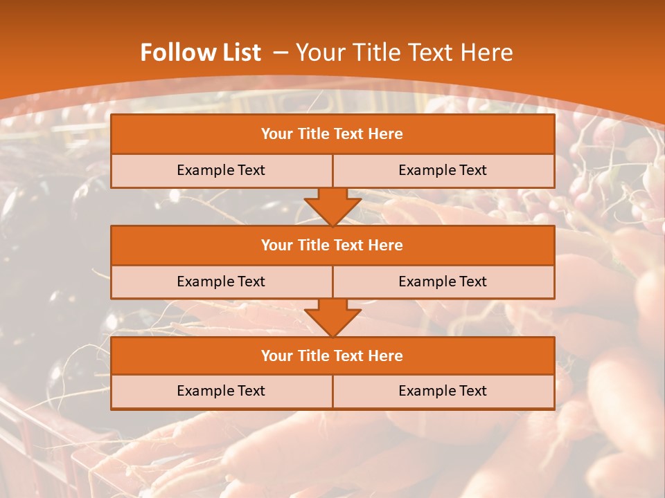 Carrots Supply Market PowerPoint Template