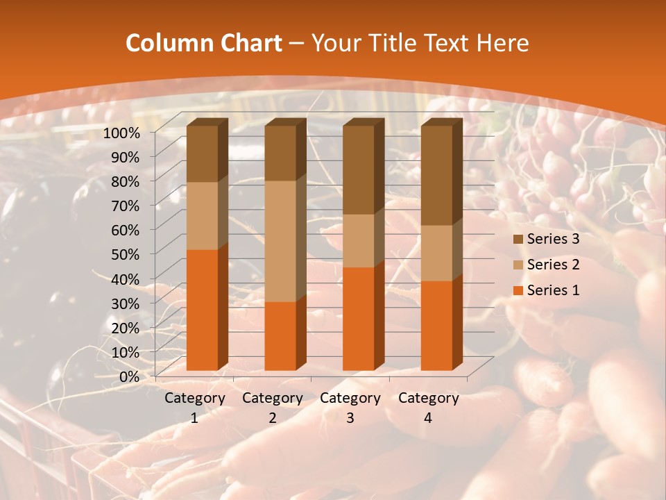 Carrots Supply Market PowerPoint Template