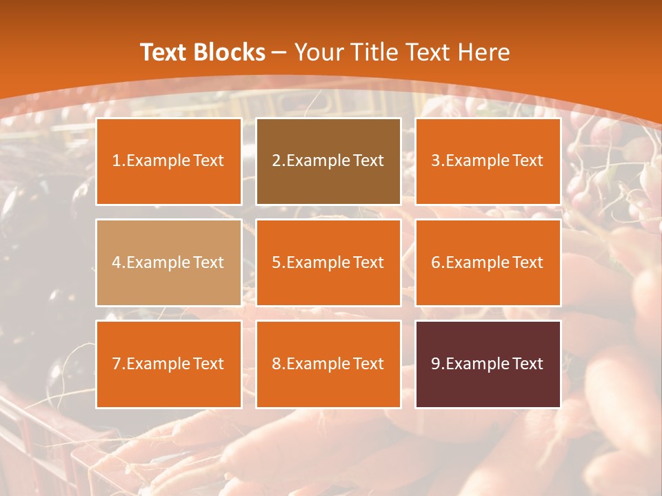 Carrots Supply Market PowerPoint Template