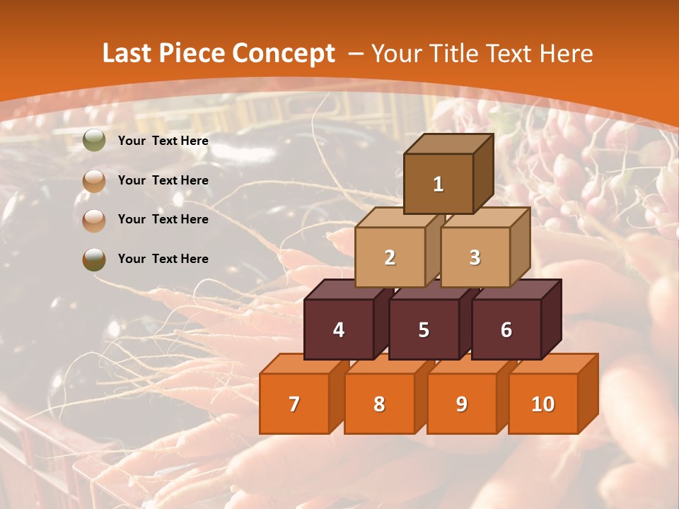 Carrots Supply Market PowerPoint Template