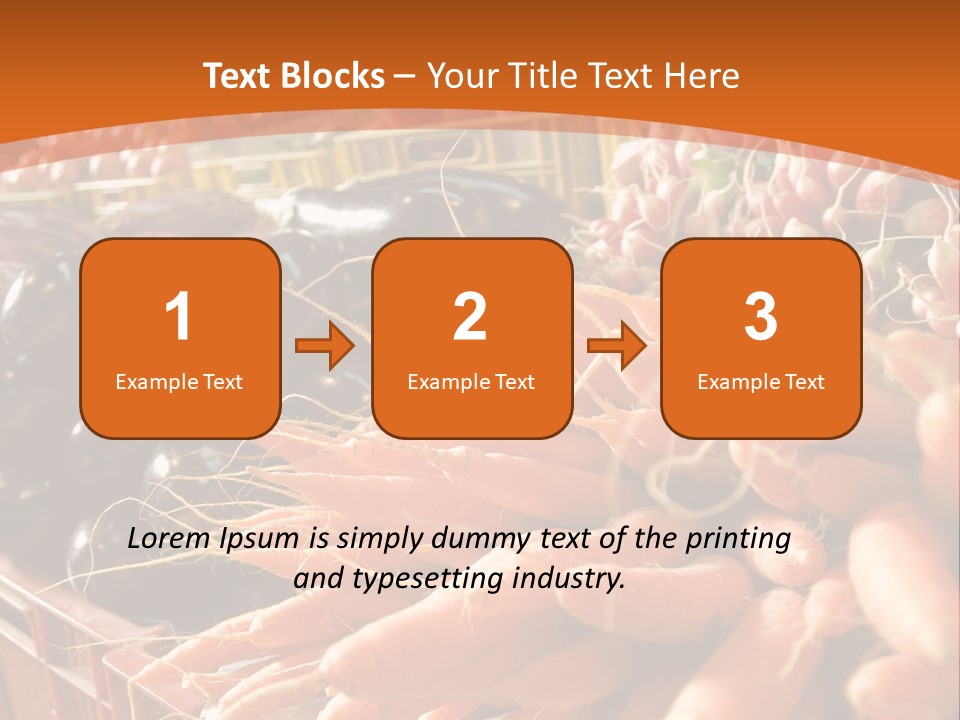 Carrots Supply Market PowerPoint Template