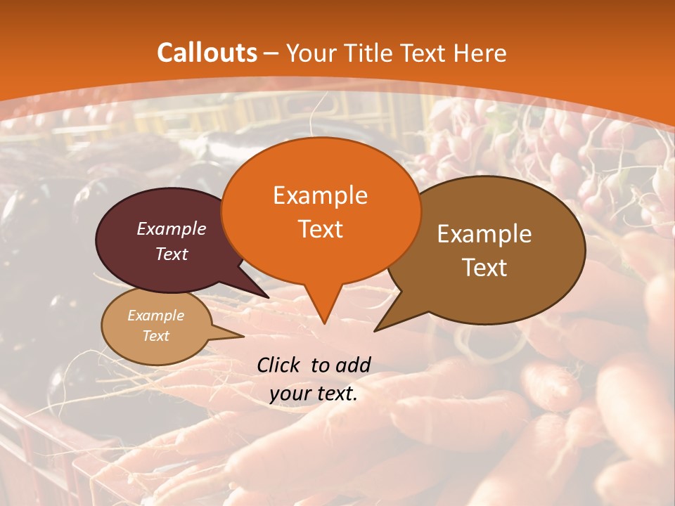 Carrots Supply Market PowerPoint Template