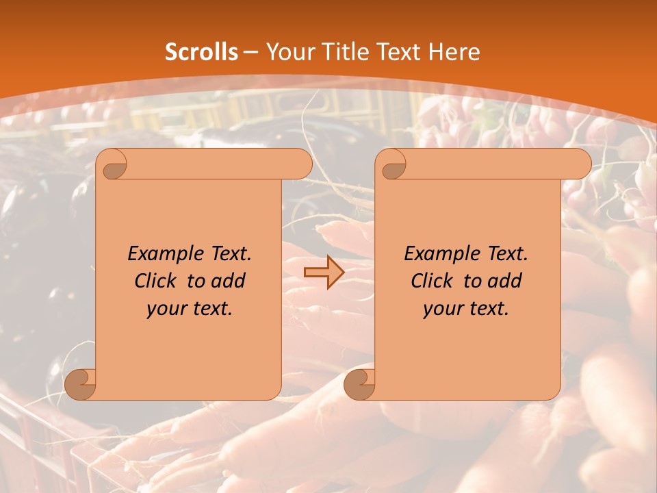 Carrots Supply Market PowerPoint Template