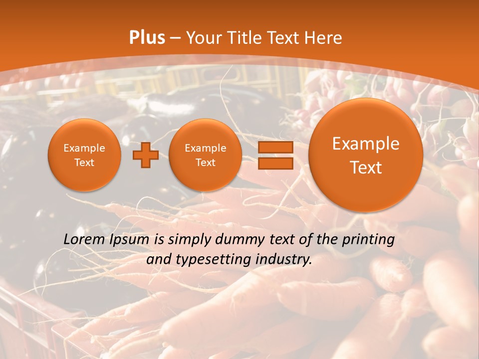 Carrots Supply Market PowerPoint Template