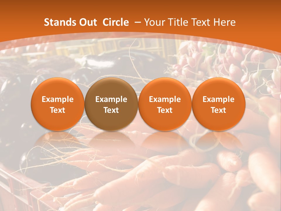 Carrots Supply Market PowerPoint Template