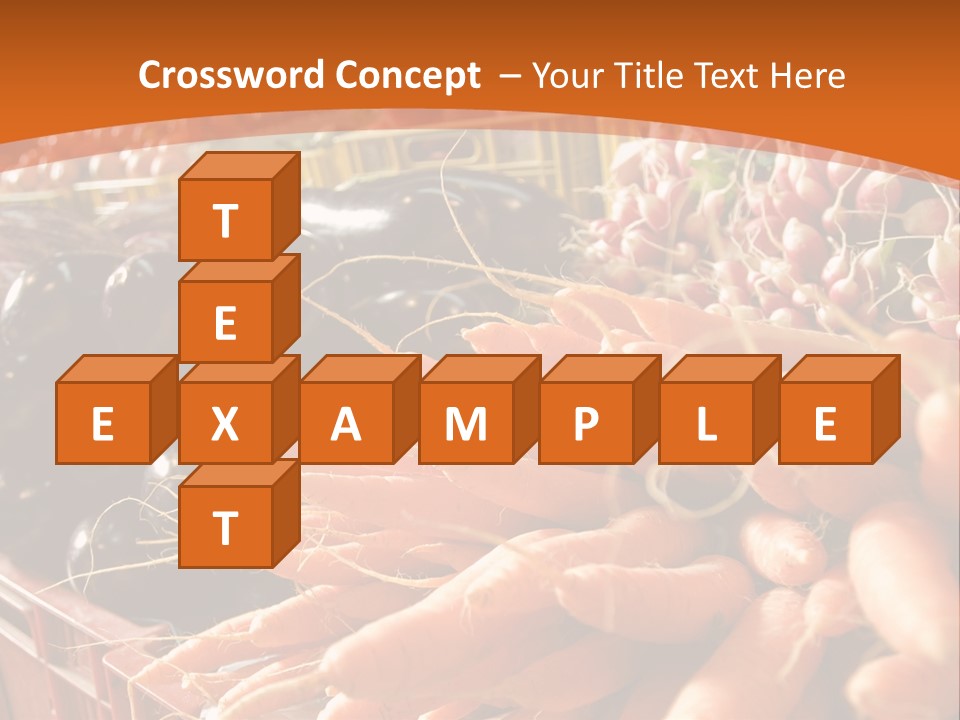 Carrots Supply Market PowerPoint Template