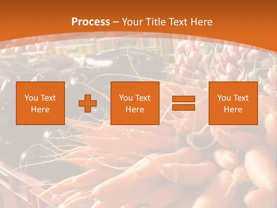 Carrots Supply Market PowerPoint Template