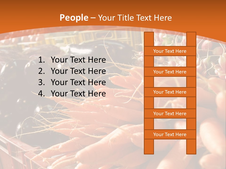 Carrots Supply Market PowerPoint Template