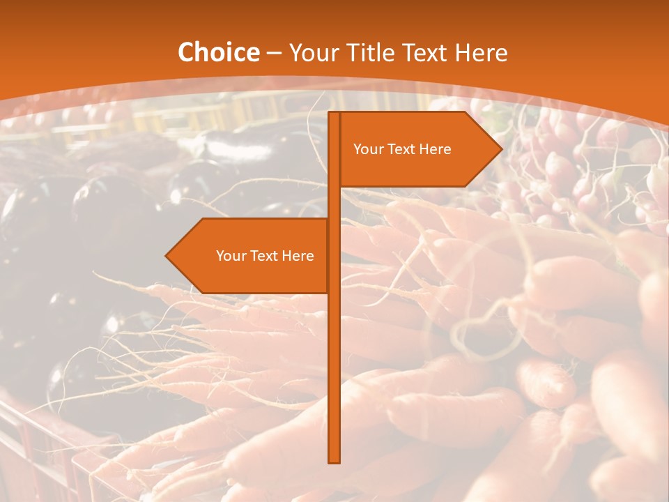 Carrots Supply Market PowerPoint Template