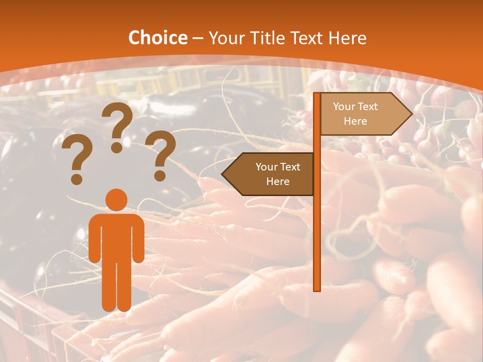 Carrots Supply Market PowerPoint Template