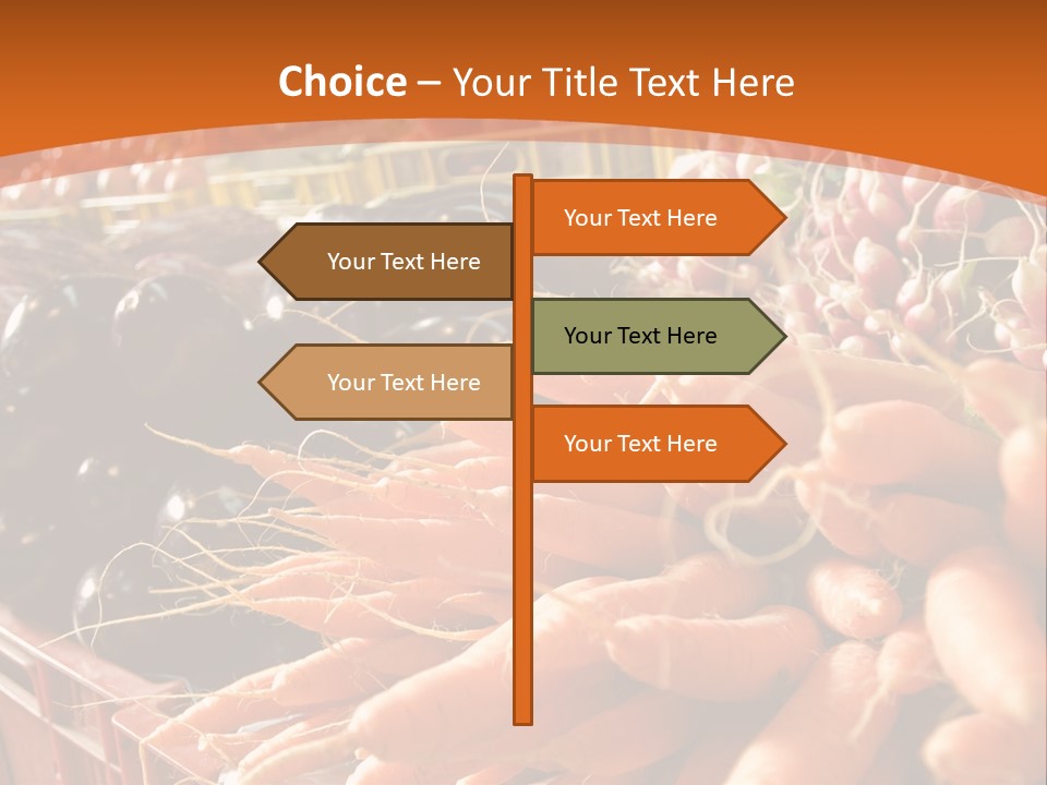 Carrots Supply Market PowerPoint Template