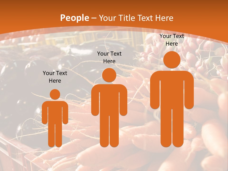Carrots Supply Market PowerPoint Template