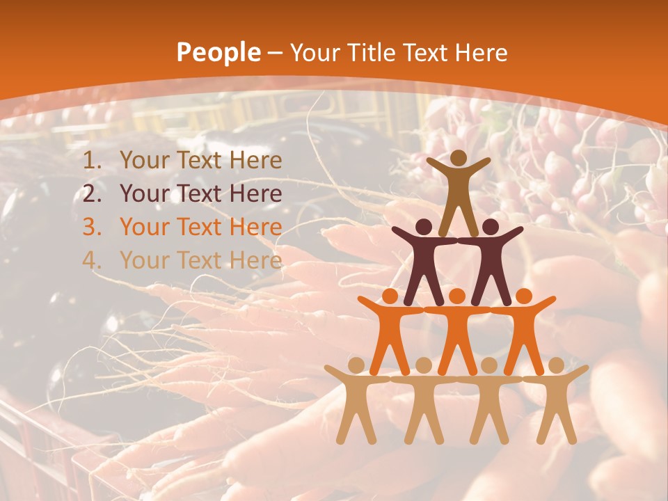 Carrots Supply Market PowerPoint Template