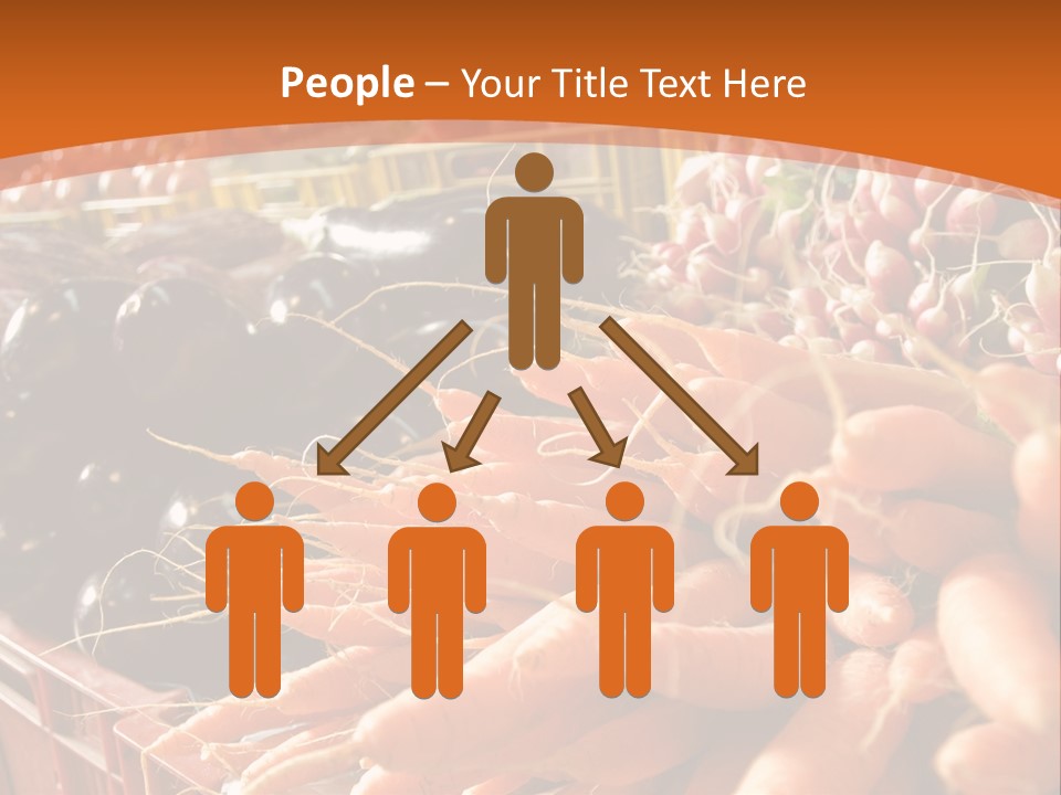 Carrots Supply Market PowerPoint Template
