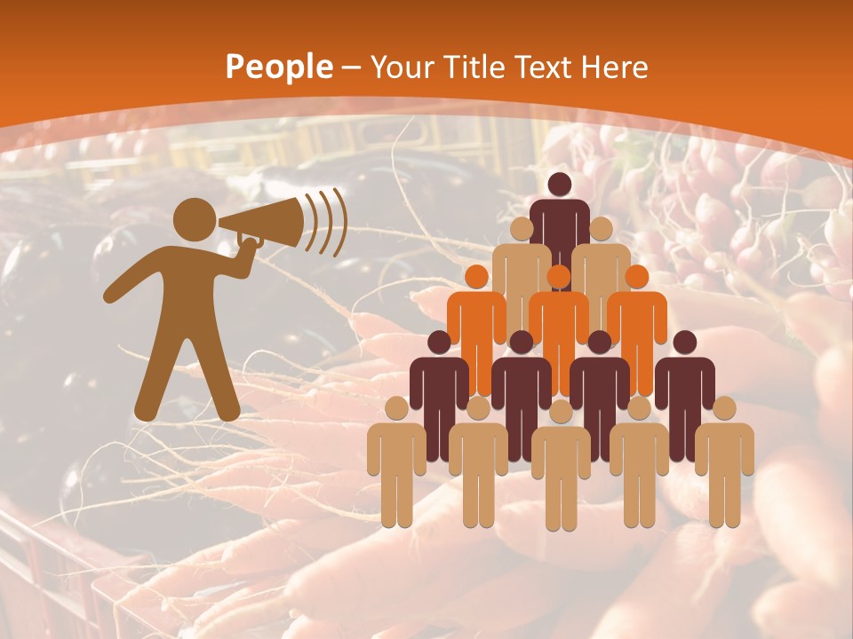 Carrots Supply Market PowerPoint Template